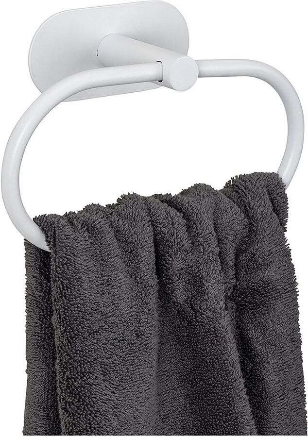 Wenko Handdoekring Turbo-Loc model Orea van edelstaal bevestigen zonder boren - Foto 9