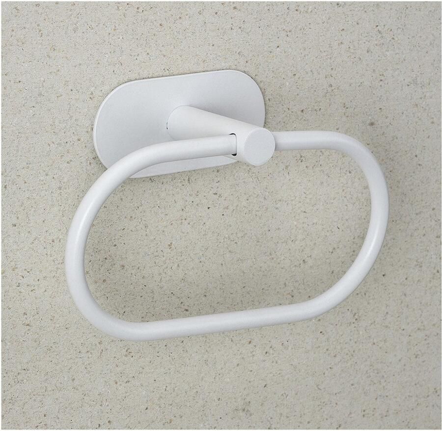 Wenko Handdoekring Turbo-Loc model Orea van edelstaal bevestigen zonder boren - Foto 2