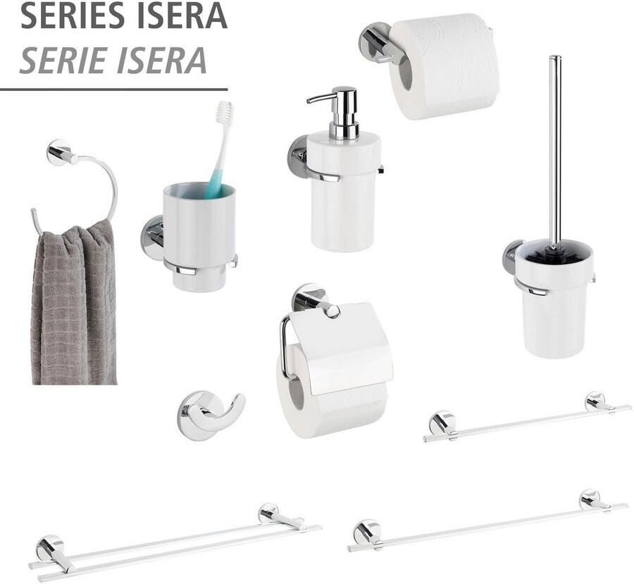 Wenko Handdoekring UV-Loc Isera bevestigen zonder boren - Foto 6