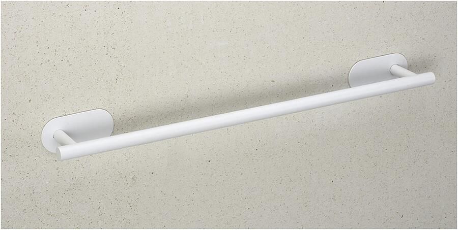 Wenko Handdoekstang Turbo-Loc model Uno Orea van roestvrij staal bevestiging zonder boren 60 cm - Foto 6