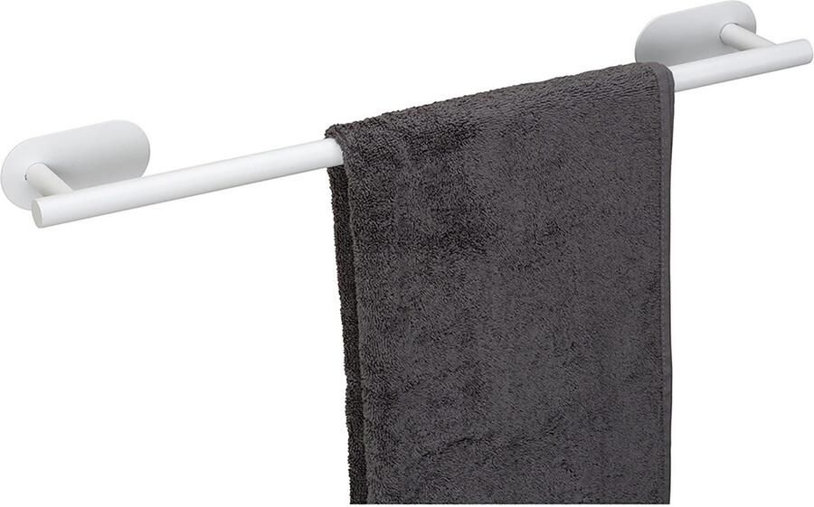 Wenko Handdoekstang Turbo-Loc model Uno Orea van roestvrij staal bevestiging zonder boren 60 cm - Foto 5