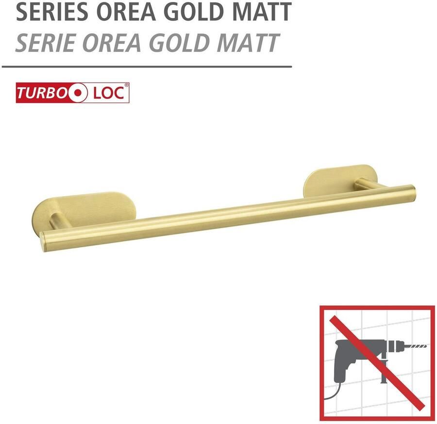 Wenko Handdoekstang Turbo-Loc Orea 40 cm bevestigen zonder boren - Foto 4
