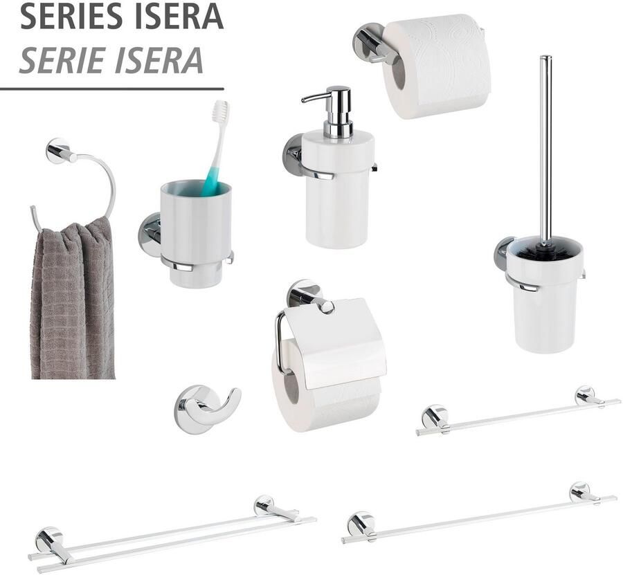 Wenko Toiletrolhouder UV-Loc Isera Bevestigen zonder boren - Foto 7