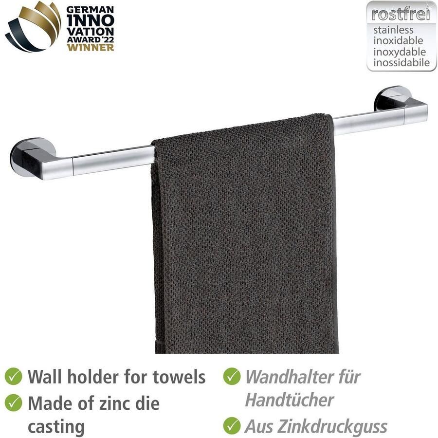 Wenko Handdoekstang UV-Loc Maribor bevestigen zonder boren