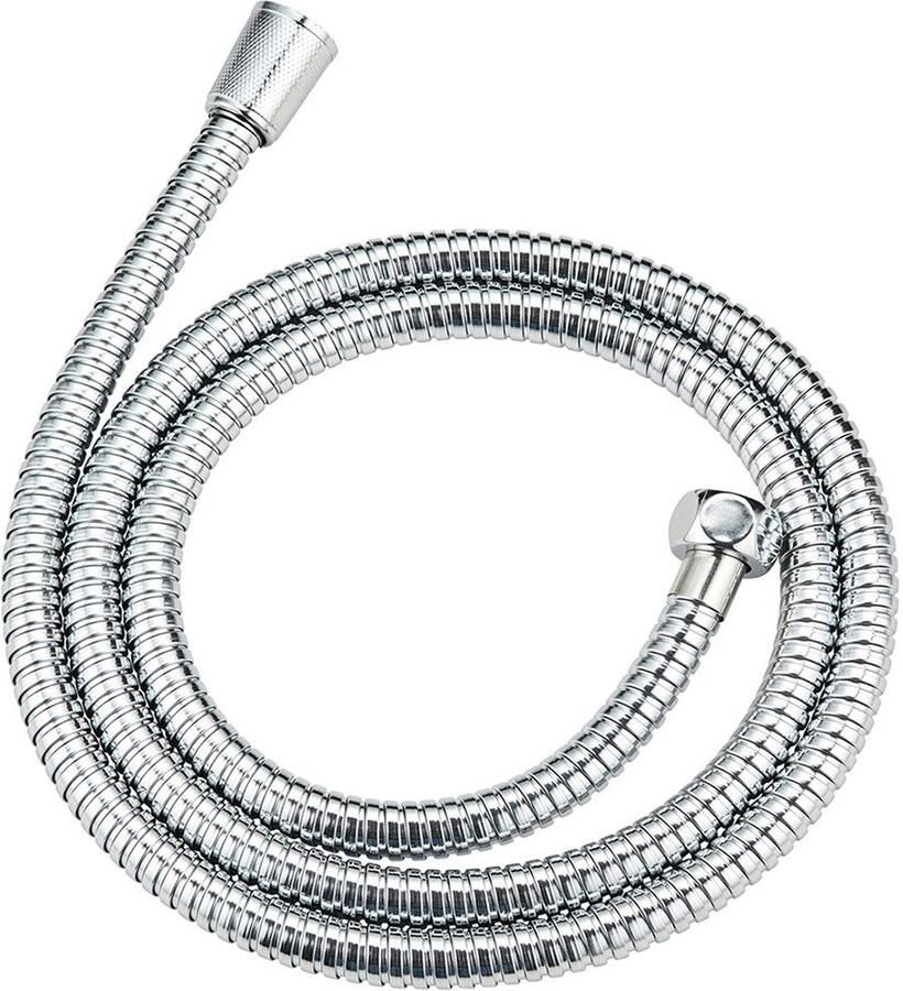 Wenko Handsproeier Model Basic Line douchkop set klassieke douchekop met 5 straalsoorten 150 cm douche slang (2-delig) - Foto 3