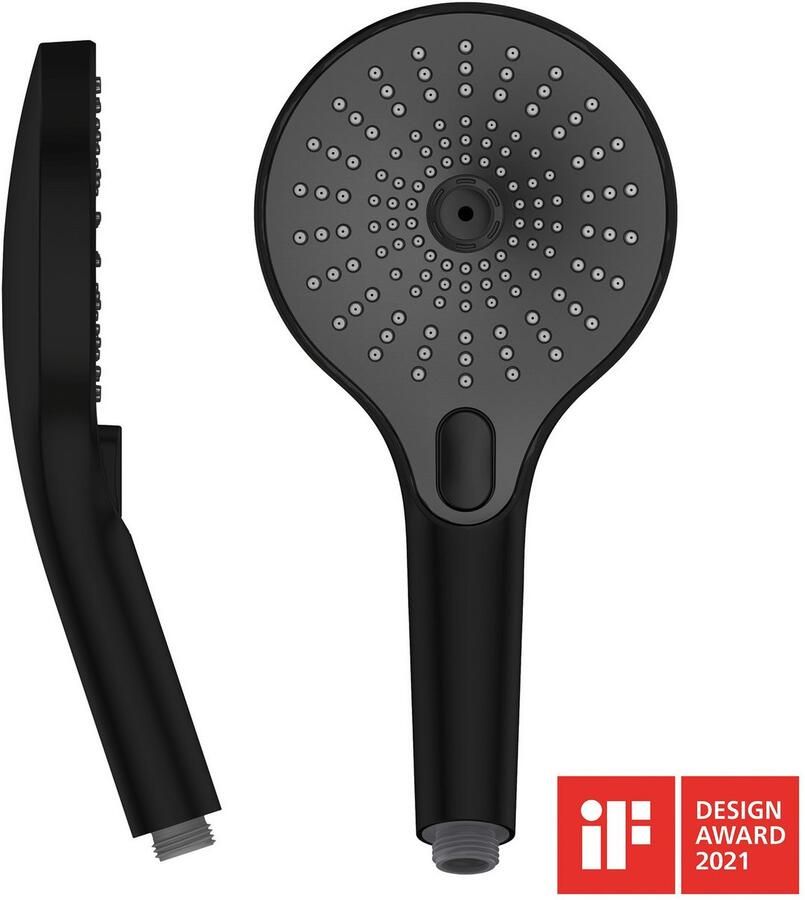 Wenko Handsproeier Ultimate Shower Zwart grijs Ø 13 cm (1-delig) - Foto 7