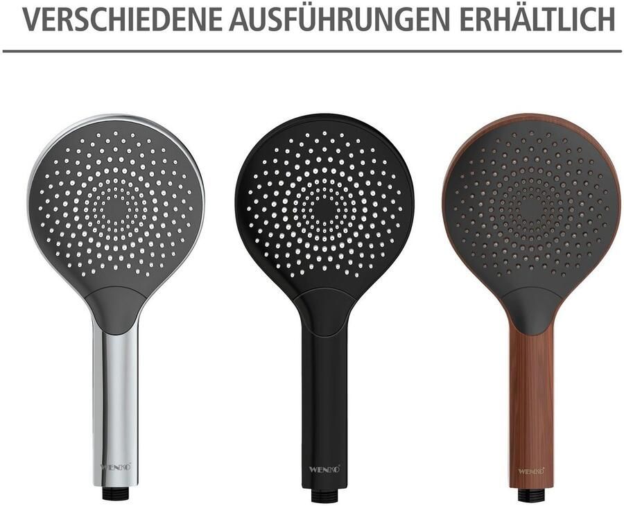 Wenko Handsproeier Watersaving Hout Ø 12 cm (1-delig) - Foto 7