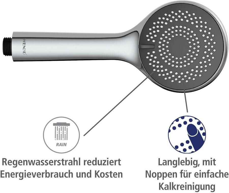 Wenko Handsproeier Watersaving systeem Douchekop Watersaving diameter 9 6 cm - Foto 6