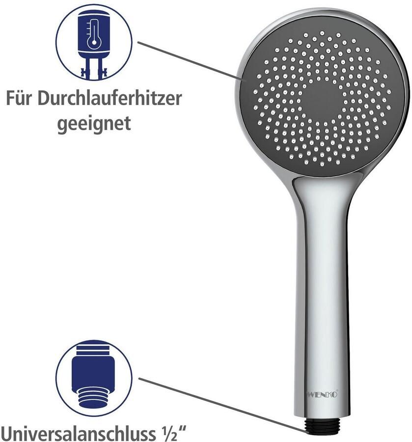 Wenko Handsproeier Watersaving systeem Douchekop Watersaving diameter 9 6 cm - Foto 4