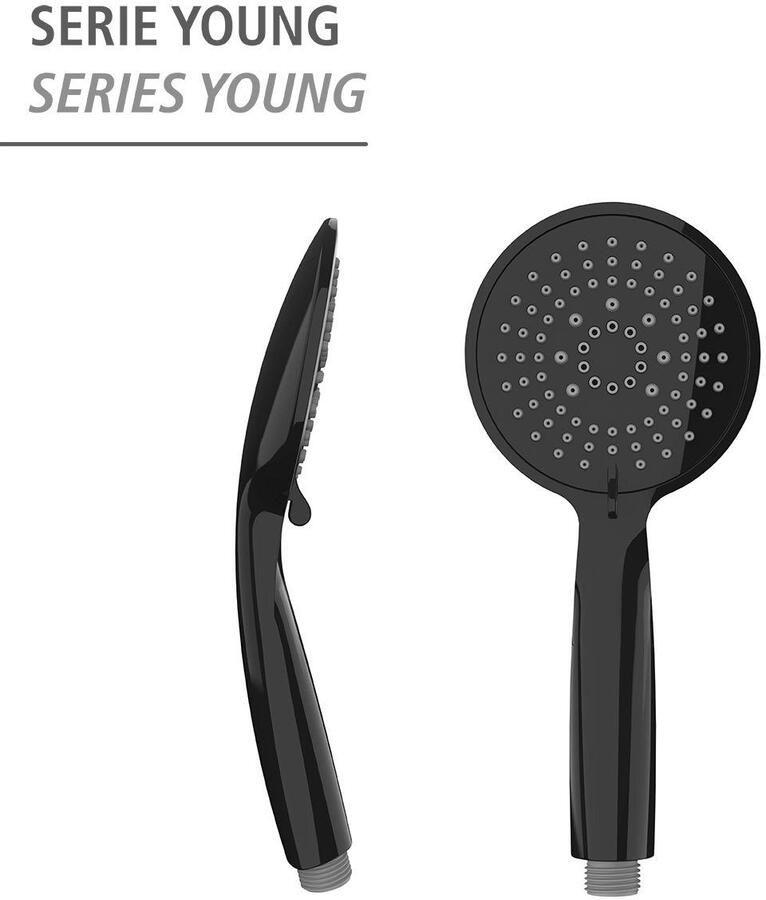 Wenko Handsproeier Young Zwart Ø 11 cm (1-delig) - Foto 4