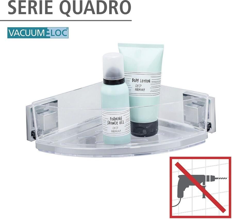 Home24 Hoekbakje Vacuum Loc Quadro WENKO - Foto 2