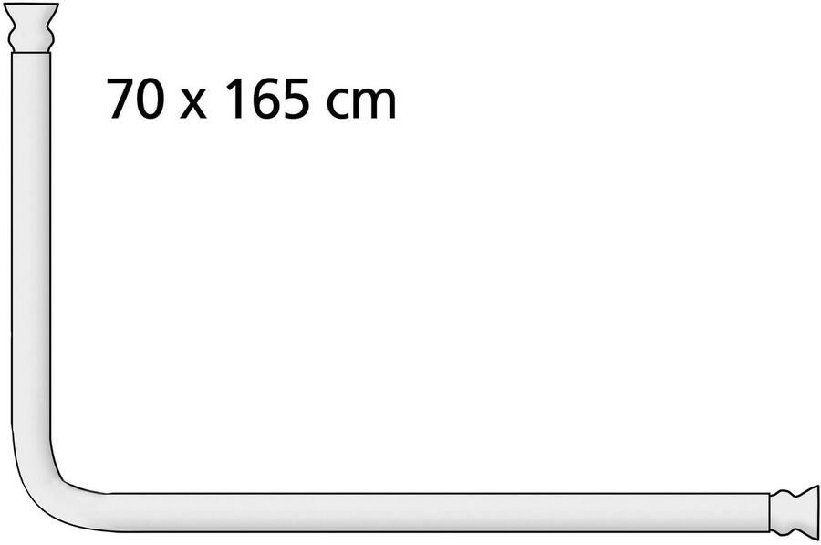 Wenko Hoekstang Universal extra stark Chroom op verschillende manieren te monteren - Foto 6