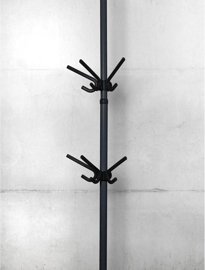 Wenko Modulair zwart rek Drievoudige hoek Ophangen zonder boren - Foto 5