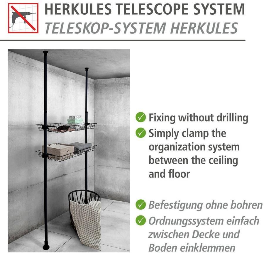 Wenko Kastelement Herkules set van 2 passend bij het telescoop-systeem hercules - Foto 4
