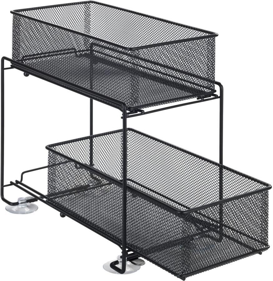 Wenko Keukenrek Model Gioma Ladekast organizer met 2 etages voor onderkasten & rekken (1 stuk) - Foto 2