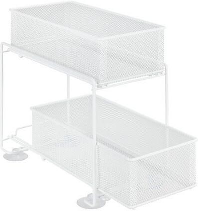 Wenko Keukenrek Model Gioma Ladekast organizer met 2 etages voor onderkasten & rekken (complete set 3 stuks) - Foto 7