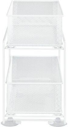 Wenko Keukenrek Model Gioma Ladekast organizer met 2 etages voor onderkasten & rekken (complete set 3 stuks) - Foto 8