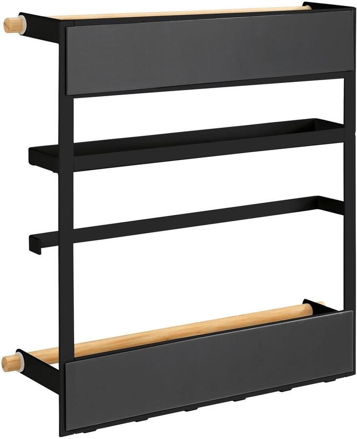 Wenko Keukenrek Model Magna magnetische rek met keukenrolhouder bevestiging zonder boren - Foto 9
