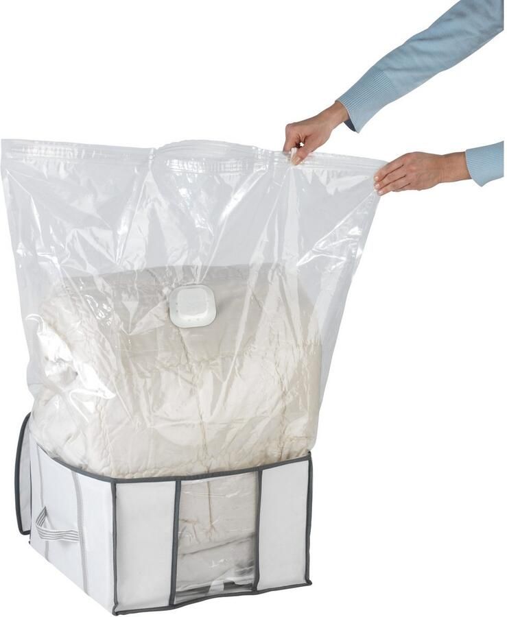 Wenko Onderbedlade Vacuüm-softbox S geïntegreerde vacuümzak & snelle ontluchting tot 75% ruimtebesparing - Foto 12