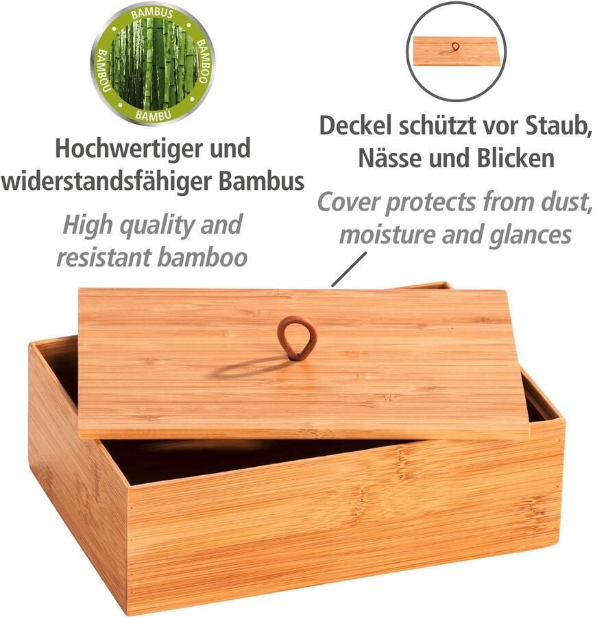 Wenko Opbergbox Terra met deksel en praktische lus (1 stuk) - Foto 2