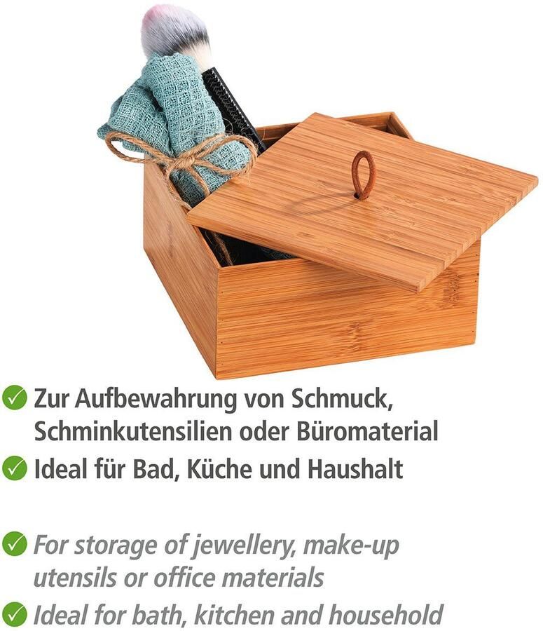 Wenko Opbergbox Terra met deksel met praktische lus (1 stuk) - Foto 3