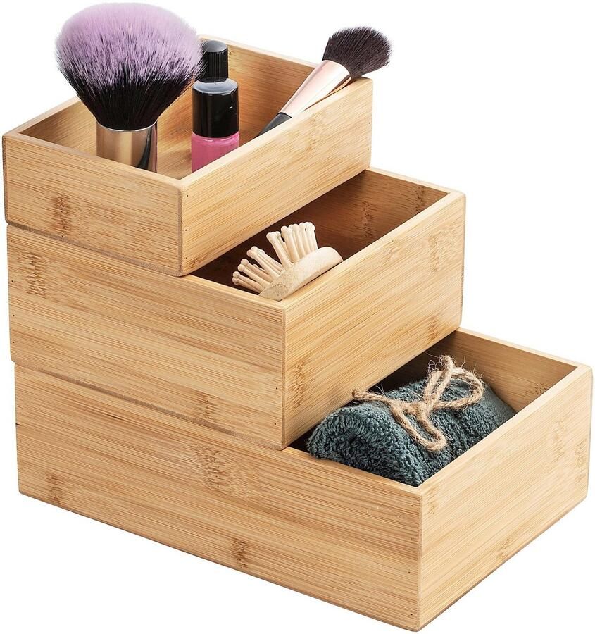 Home24 Bamboeplankjes Terra(set van 2 ) WENKO