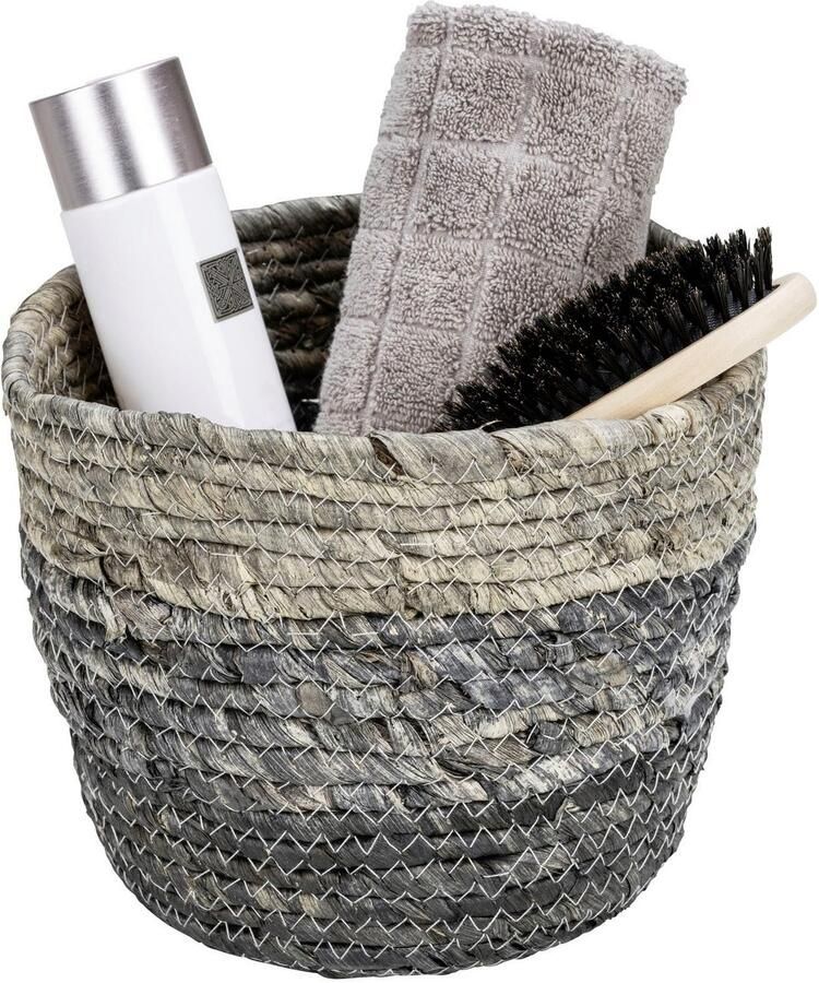 Wenko Opbergmand Coppitella Blauw uit gevlochten zeegras - Foto 2