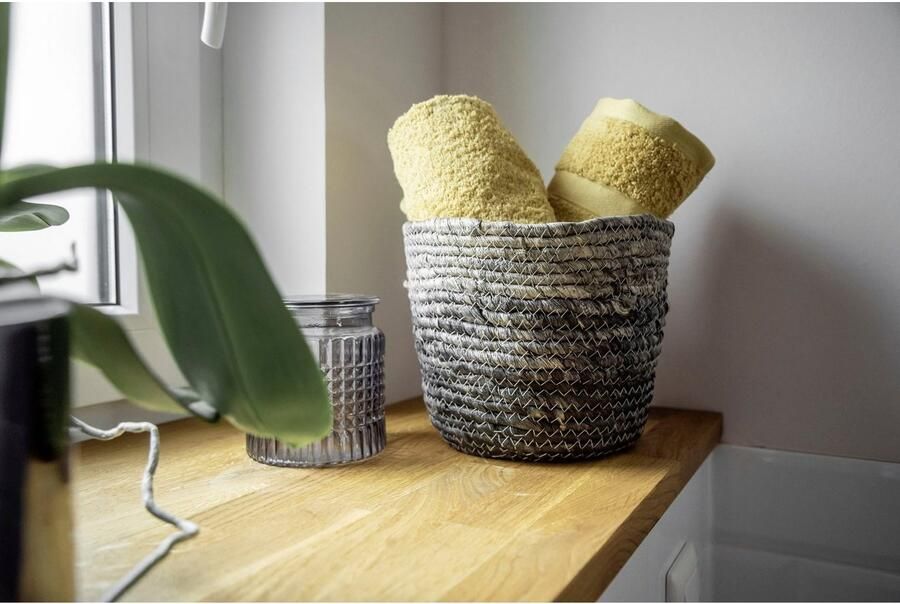 Wenko Opbergmand Coppitella Blauw uit gevlochten zeegras - Foto 6