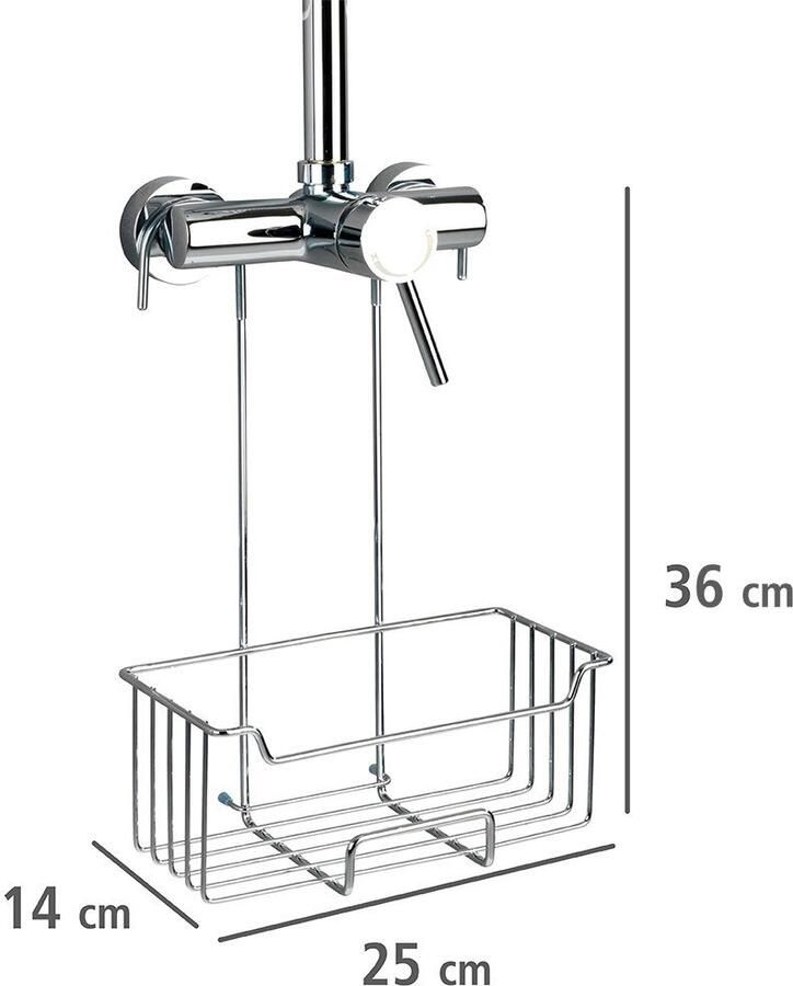 Wenko Opbergmand Milo voor de douche - Foto 3