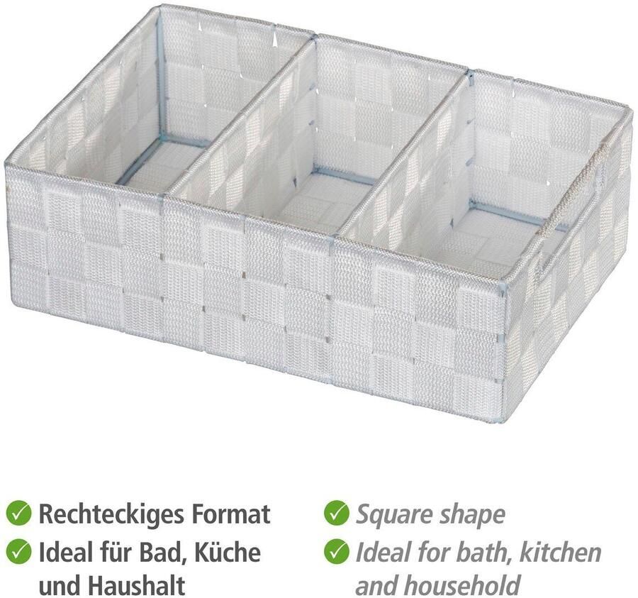 Wenko Organizer Adria met handgreep 3 vakken (1 stuk) - Foto 2