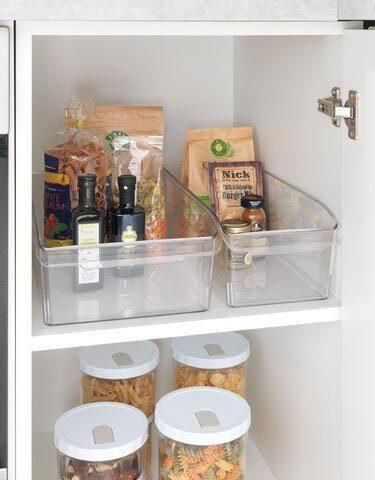 Wenko Organizer L voor voorraad passend voor keuken kast en plank pet transparant - Foto 2