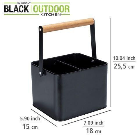 Wenko Organizer Model Baco robuuste draagmand ideaal voor het opbergen van ketchup en barbecuesauzen - Foto 4