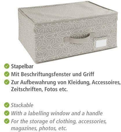 Wenko Organizer Modell Balance ademend opbergdoos voor kleding tijdschriften & foto's - Foto 3