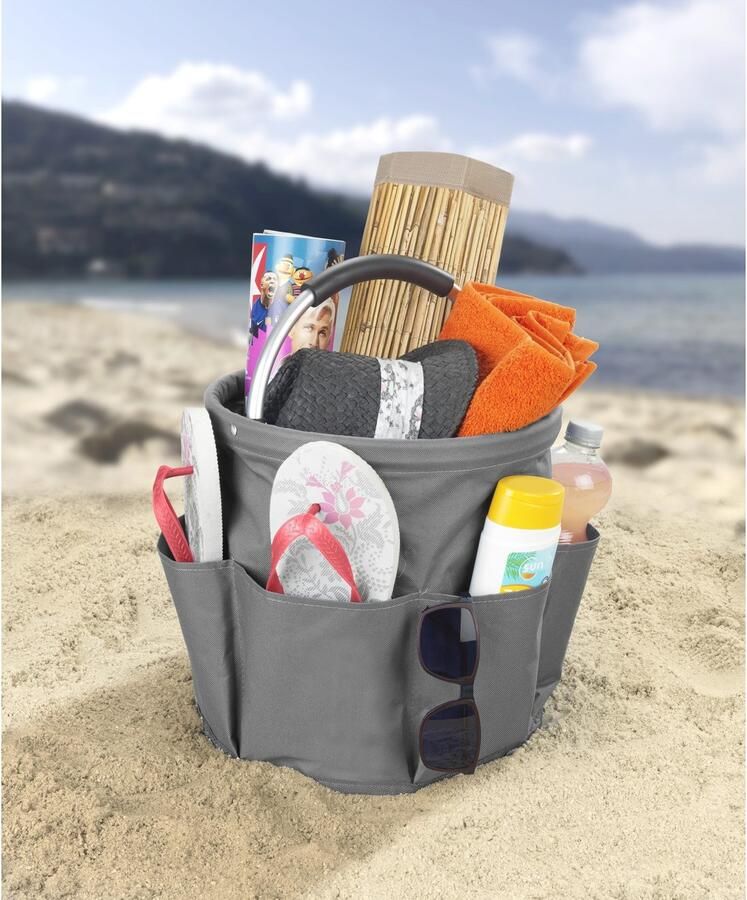 Wenko Organizer Universal-Reinigungs-Caddy Multifunctioneel mand met 6 buitenzakken ideaal voor huishouden tuin & kamperen - Foto 7