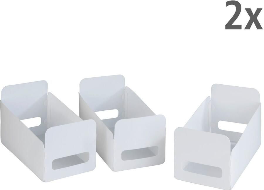 Wenko Organizer Universeel Opbergdozen voor keuken en huishouden opvouwbaar kunststof (6 stuks) - Foto 6