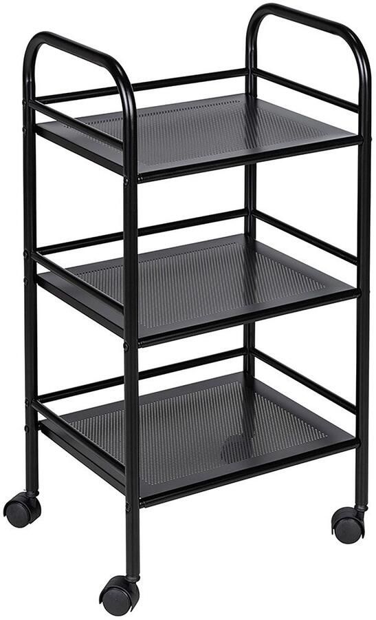 Wenko Pakketwagen Badkar met 3 etages voor extra opbergruimte en opbergruimte - Foto 8