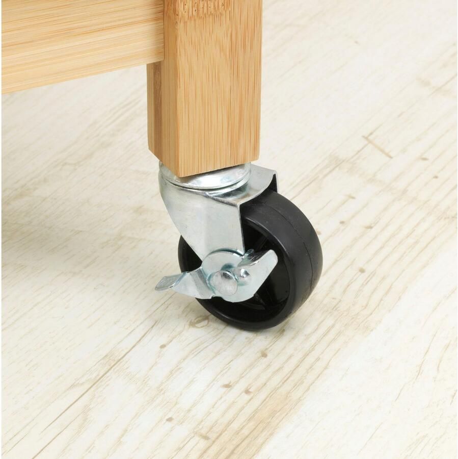 Wenko Pakketwagen Finja 3 plateaus 1 ophangmogelijkheid 1 mand 1 lade - Foto 2