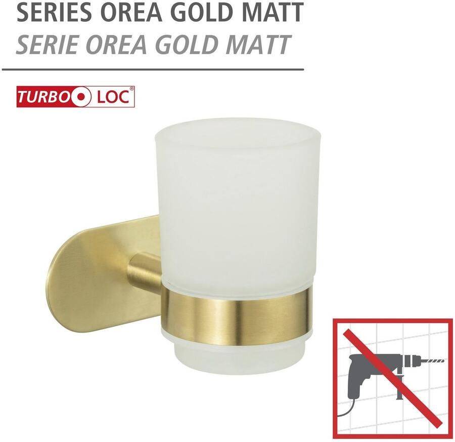 Wenko Poetsbeker Turbo-Loc Uno Orea Bevestigen zonder boren - Foto 3