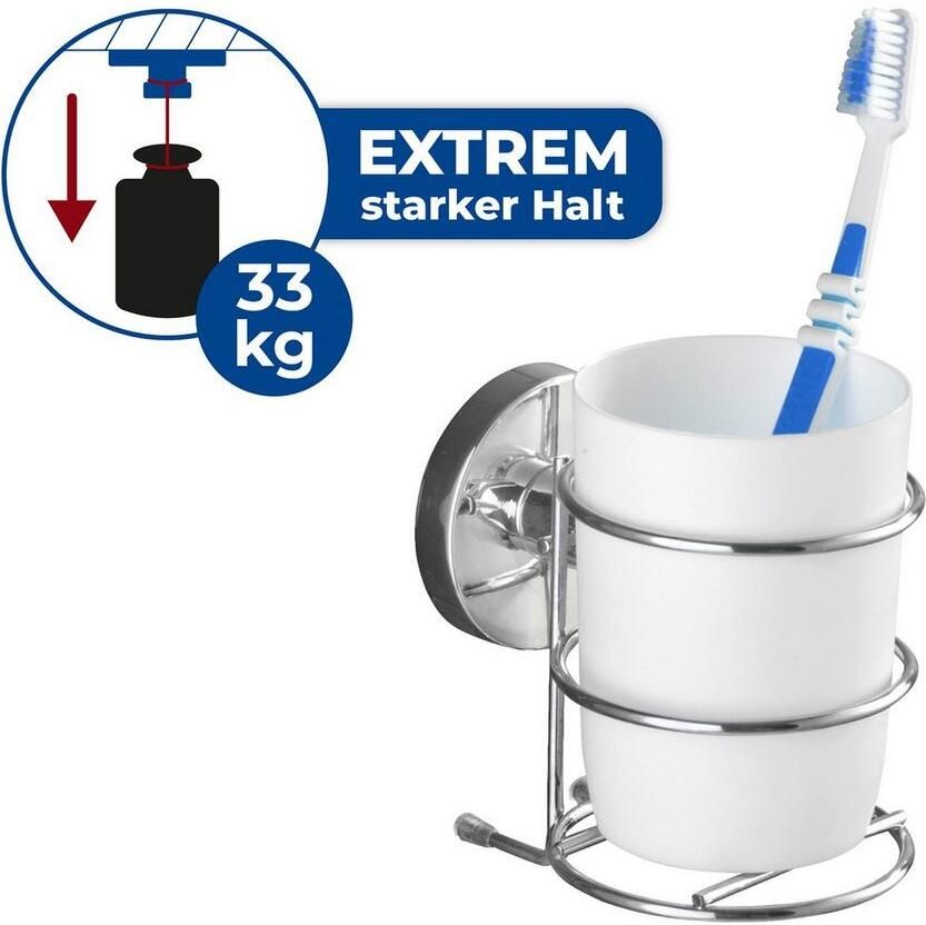 Wenko Poetsbeker Vacuüm-Loc Milazzo bevestigen zonder boren - Foto 2