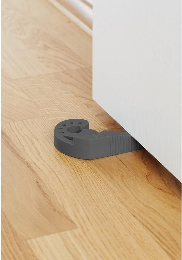 Wenko Raamstopper Model Multi-STOP antraciet Klembeveiliging deurstopper van kunststof (set 4 stuks) - Foto 6
