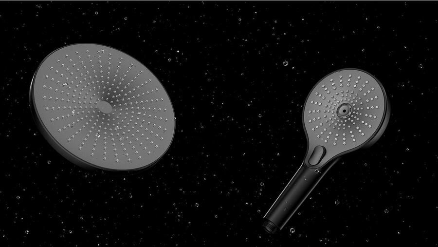 Wenko Handsproeier Ultimate Shower Zwart grijs Ø 13 cm (1-delig) - Foto 11