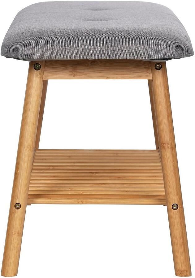 Wenko Schoenenbank Bahari BxDxH: 90x34x45 cm gemaakt van bamboe - Foto 2
