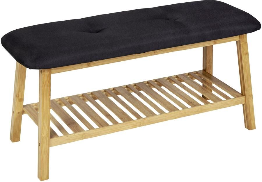 Wenko Schoenenbank Ecori met zitkussen - Foto 9
