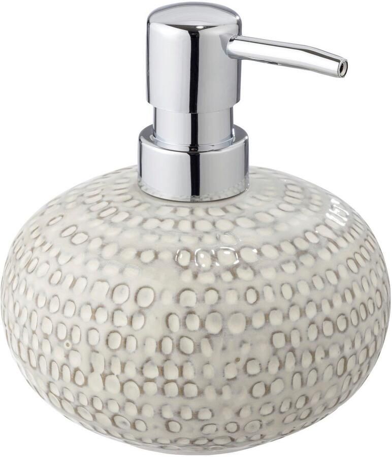 Wenko Set badkameraccessoires Davos uit keramiek met effectglazuur (set 2-delig)