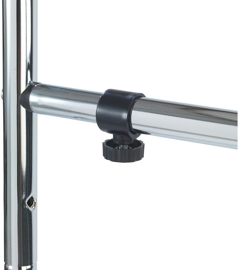 Wenko profissimo rollend kledingrek chroom met zwarte accenten 188 x 116 x 49 cm (HxBxD) indeling naar keuze aan te passen - Foto 5