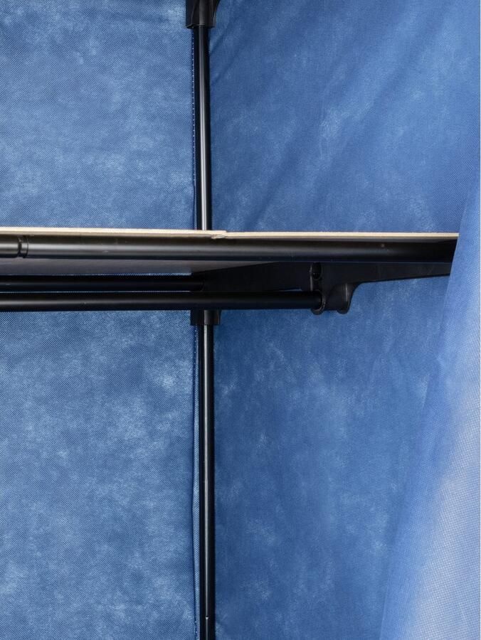 Wenko Stofkast Air Stoffen kast met kledingroede plank & ritssluiting vlies - Foto 5