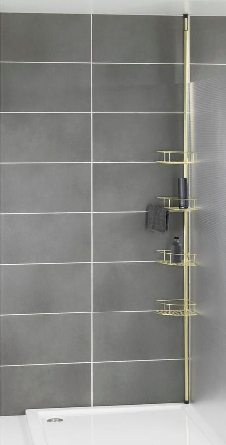 Wenko Telescooprek Dolcedo Hoekrek met 4 planken hoogte verstelbaar 65-275 cm - Foto 6