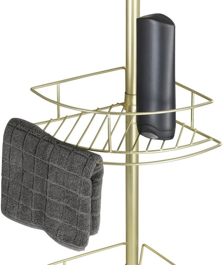 Wenko Telescooprek Dolcedo Hoekrek met 4 planken hoogte verstelbaar 65-275 cm - Foto 3
