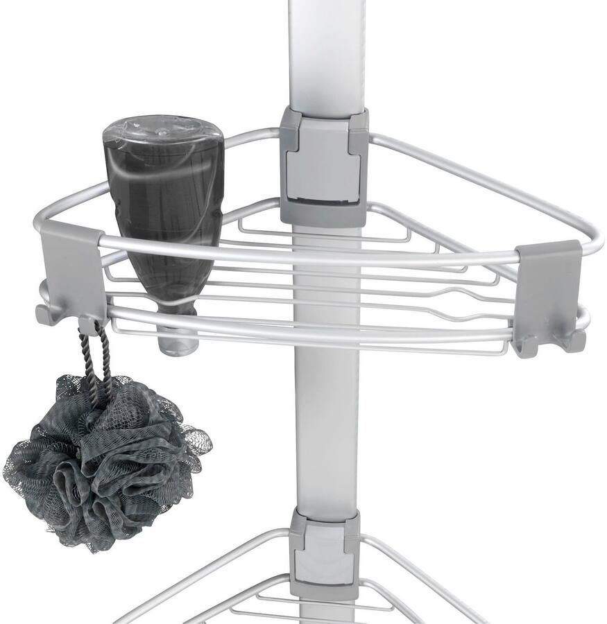 Wenko Telescooprek Douhoek Purio met 3 verstelbare planken