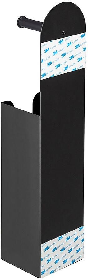 Wenko Toiletrolhouder Model 2-in-1 Agira voor plaatsen of plakken ruimte voor 3 vervangrollen - Foto 3